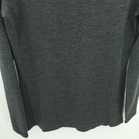 Men's Meriwool 100% Wool Mid-Weight Crew Neck Base Layer Long Sleeve Tee XL Gray - Picture 7 of 16